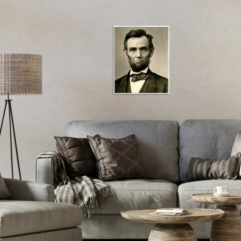 Iconic Lincoln Portrait, plaque murale, design par Alexander Gardner