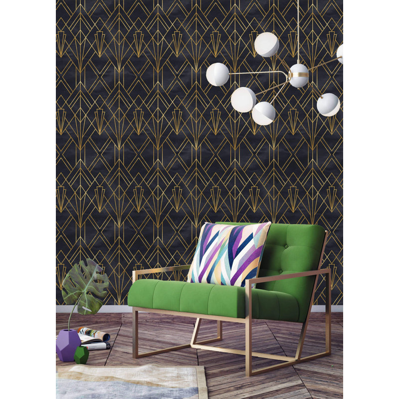 Rouleau de papier peint adhésif Leanora, L 10,42 po x l 25 po