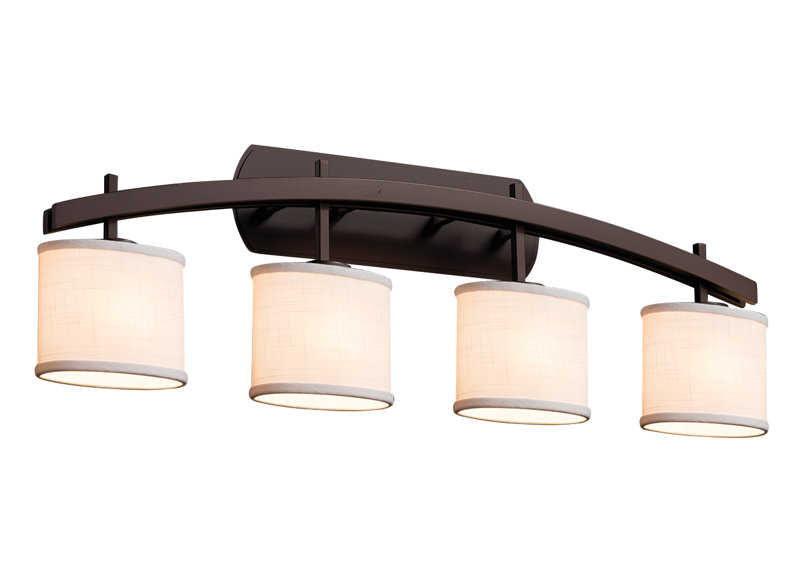 Sav 4 - Light Dimmable Bath Bar, Dark Bronze, White