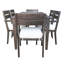 Table et chaises de salle à manger en bois d'acacia-1576863283
