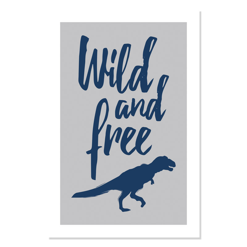 Impression sur papier Rolled Wild Dinosaur, H 36 po x l 24 po x P 1 po