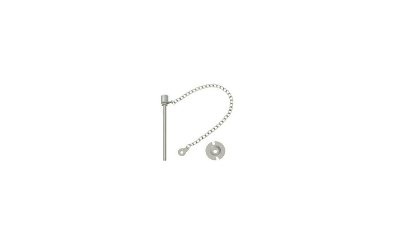 Deltana WDP30U15 Sliding Door and Window Pin - Satin Nickel, Satin Nickel