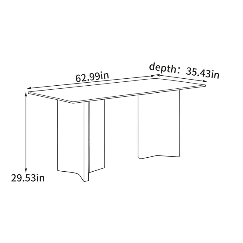 Cicero, 29.53"H x 62.99"L x 35.43"W