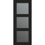 Panneau de porte standard Avon 3 Lite en bois manufacturé et en verre-95444426-95444430