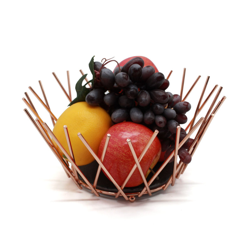 17 Stories Brinker-Smith Metal Fruit Bowl