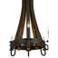 Greenbriar Oak 8 - Light Chandelier
