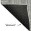 Tapis géométrique de qualité supérieure lavable à la machine Cortes AMF1045-273480901