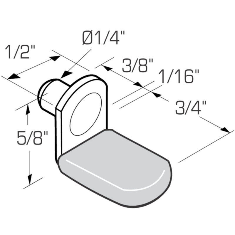Glass Shelf Pin