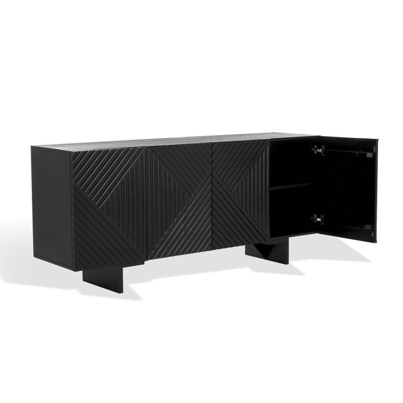 Buffet de 68,2 po Juara, Noir