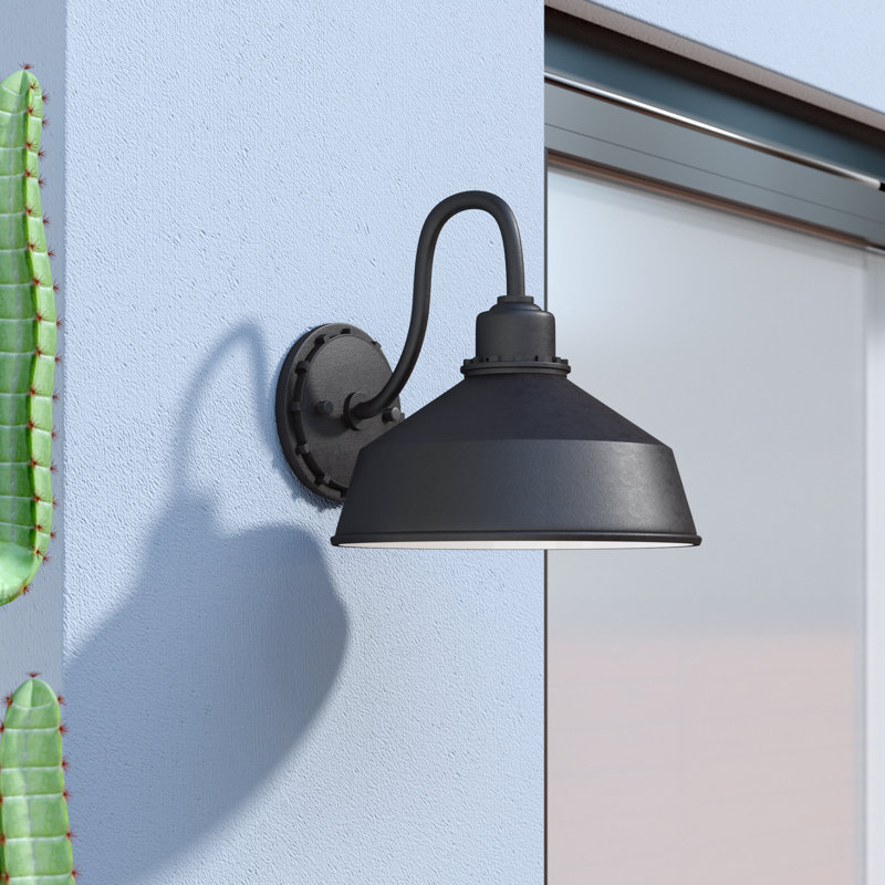 Julia Wall Light, 9.75" H x 10" W x 11.5" D, Black