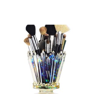 Glass Makeup Brush Holder