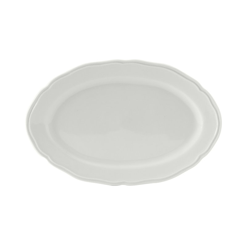 Tuxton Charleston VITRIFIED CHINA Platter, 0.75" H x 12.5" W x 8.88" D