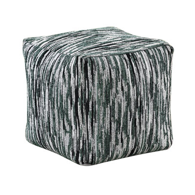 17In Package Width Multi-Color Fabric Pouf, Non-Slip Bottom Modern Pouf With Fabric, Depth, 5Lb Product Weight, Cover