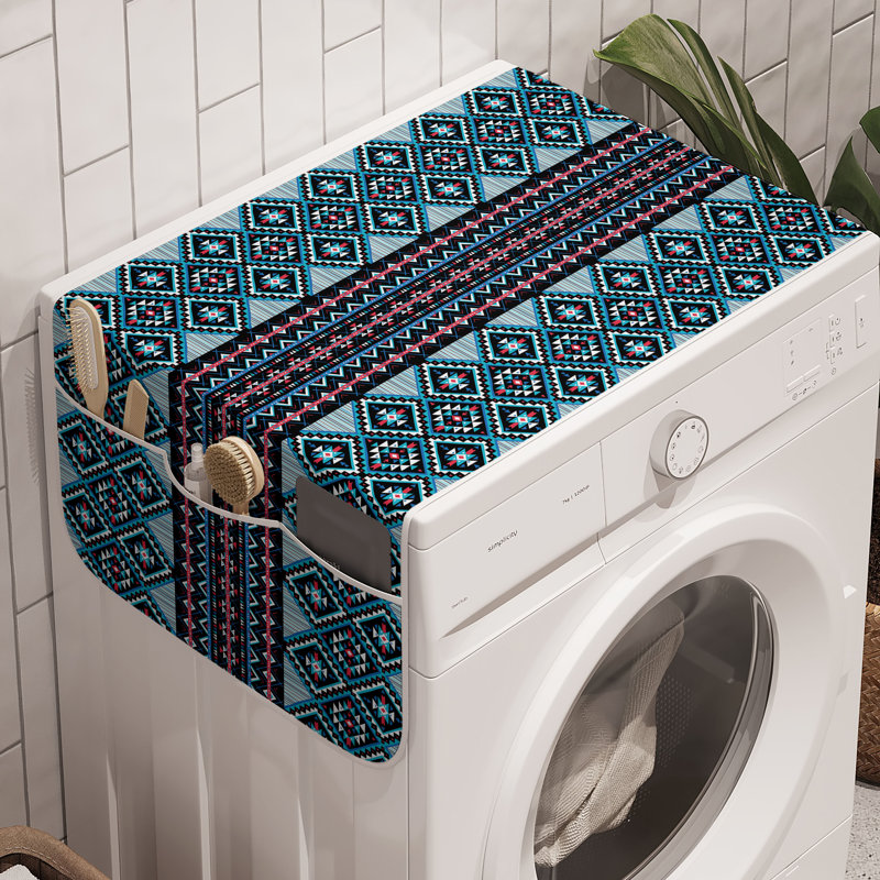 Paquet de 2 boîtes de rangement East Urban Home Aztec de 47 po x 18,5 po
