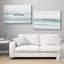Coastal Beach Ocean Waves On Washed Out Beach Nature Nautical Coastal 2 - Pièces-100136367-100136371