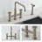 Urbix Bridge Faucet with Side Spray Included-49089342
