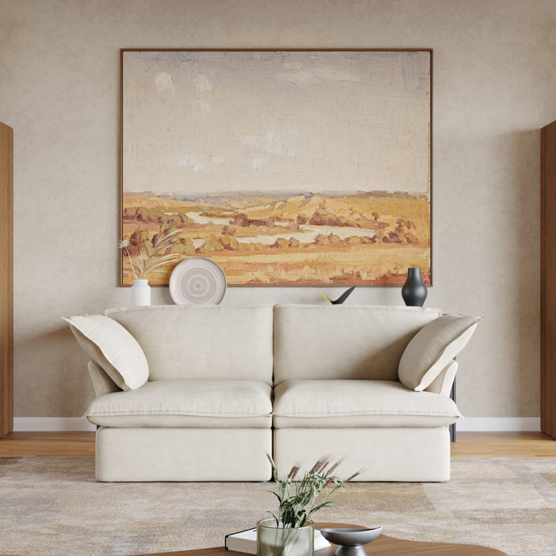 Canapé 2 pièces Fairford, Lin beige