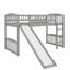 Lit mezzanine simple accentué par une glissade palpitante
