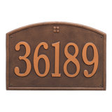 Cape Charles 1-Line Wall Address Plaque