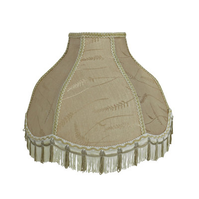 Abat-jour cloche en tissu 17 "transitionnel
