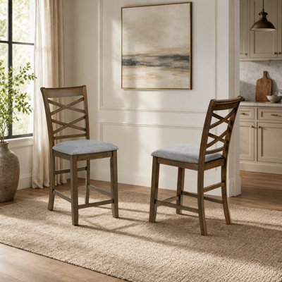 Ensemble de 4 chaises de salle à manger en bois