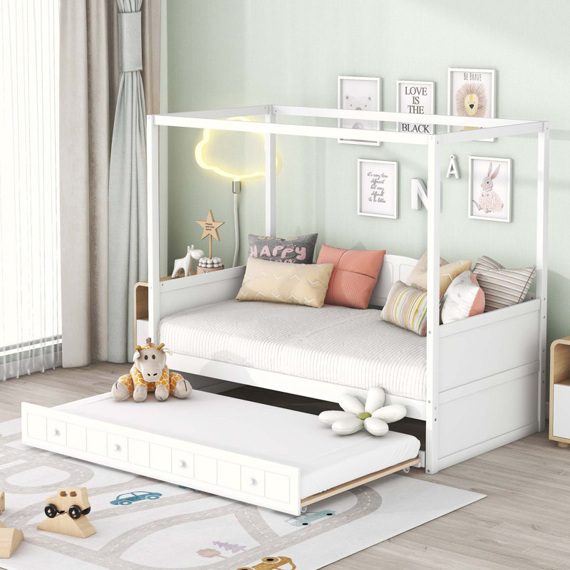 Lit pour enfant Canesha, Blanc
