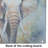 Elephant Glass Cutting Board Large
