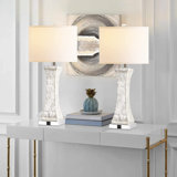 Fayelyn 28" Table Lamps Touch Coastal Nightstand Lamp