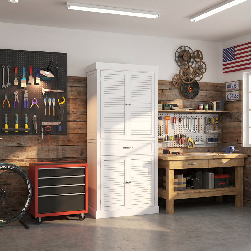 71.6"H Garage Storage Cabinets with Drawer