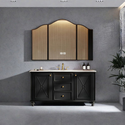 French retro style bathroom cabinet washstand