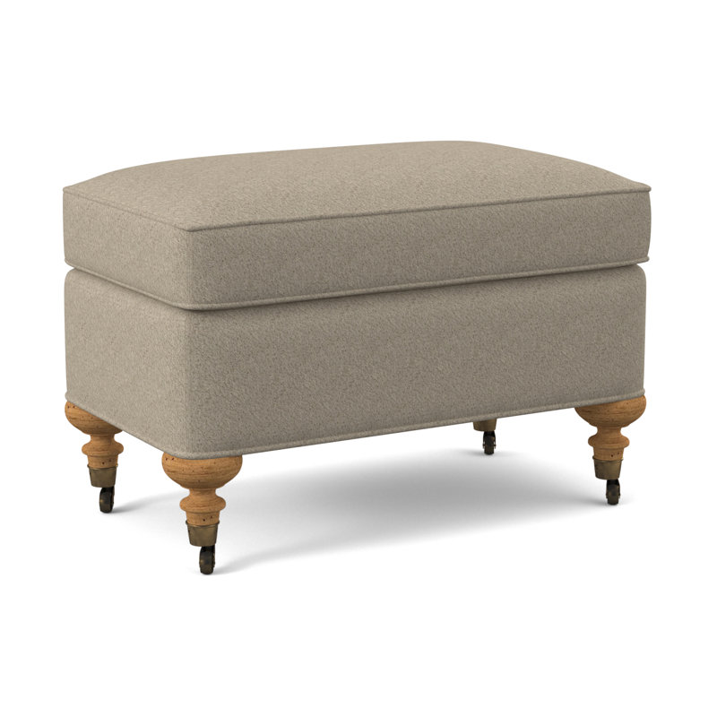 Repose-pieds standard Devan, Lin de Venise, Ambre