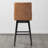 Aleksy Swivel Upholstered Counter Stool with Solid Wood Frame-87939660-100042158