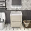Meuble-lavabo simple 23,5 po avec plateau Laverock-832213097