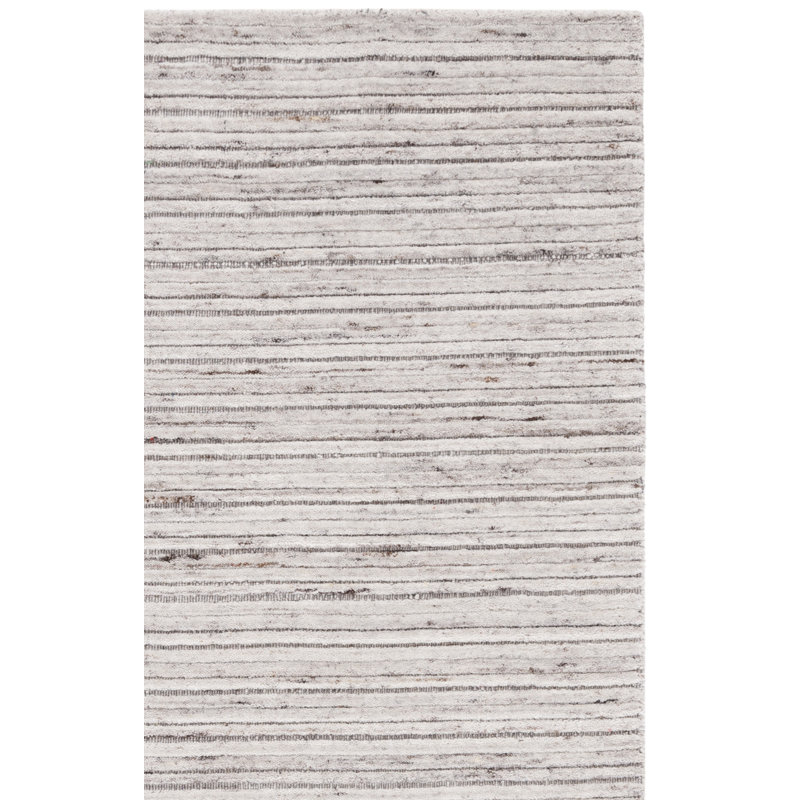 Adhurim Hand Woven Striped Area Rug, Runner 2'3" x 9'