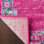 Tapis à motif oriental fuchsia rose Abbate-1303868957