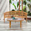 Peanut Teak Garden Bench