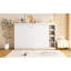 Full Size Bed With Bookshelf, White - Structure. Space Saving Option. Various Storage. No Spring Box. Straightforward Assembly Epsilons-932803851