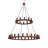 72" Wide Loxley 36 Two Tier Chandelier