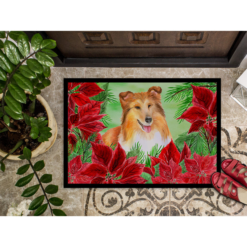 Non-Slip No Pattern Doormat, Rectangle 1'6" x 2'3"