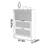 Retro large storage shoe cabinet