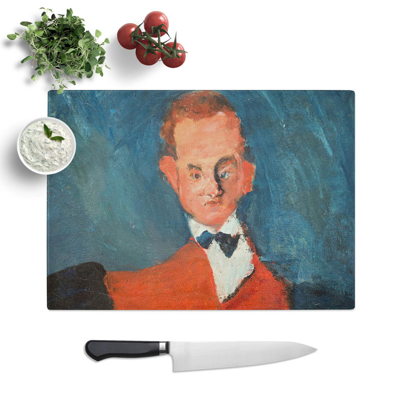 The Waiter by Chaim Soutine Chopping Board, 0.4cm H x 28.5cm W x 39cm L