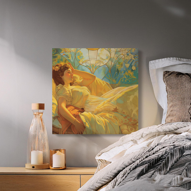 1 Piece Wrapped Canvas Wall Art Set, 15.24 cm H x 15.24 cm W