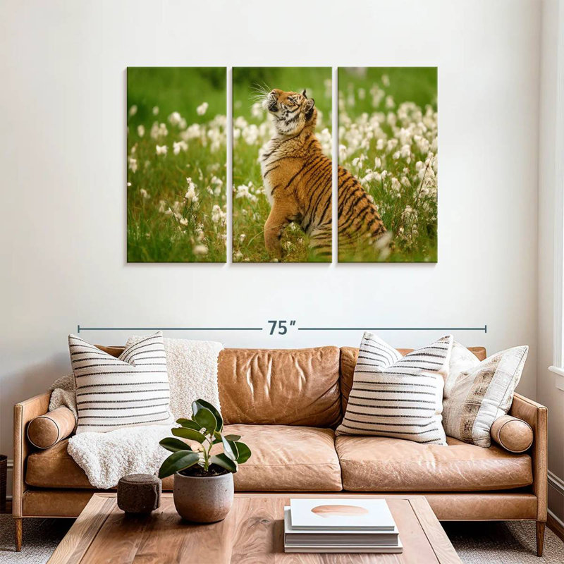 Brampt Tiger Cub, 36" H x 57" W