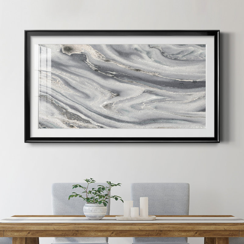 Amalfi - reproduction d'art encadrée de qualité supérieure - prête à être accrochée, H 22,5 po x l 42,5 po x P 1,5 po