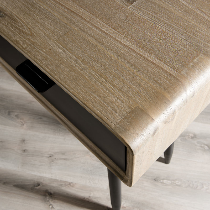 Huck 140cm Solid Wood Top Console Table