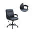 Chaise de bureau à hauteur ajustable avec accoudoirs rembourrés-989512816