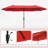 Taralyn 155'' x 78'' Rectangular Market Umbrella-93545956