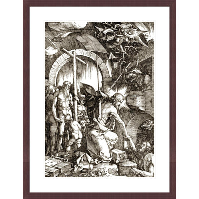 «The Harrowing of Hell From The Large Passion» par Albrecht Dürer, impression giclée encadrée