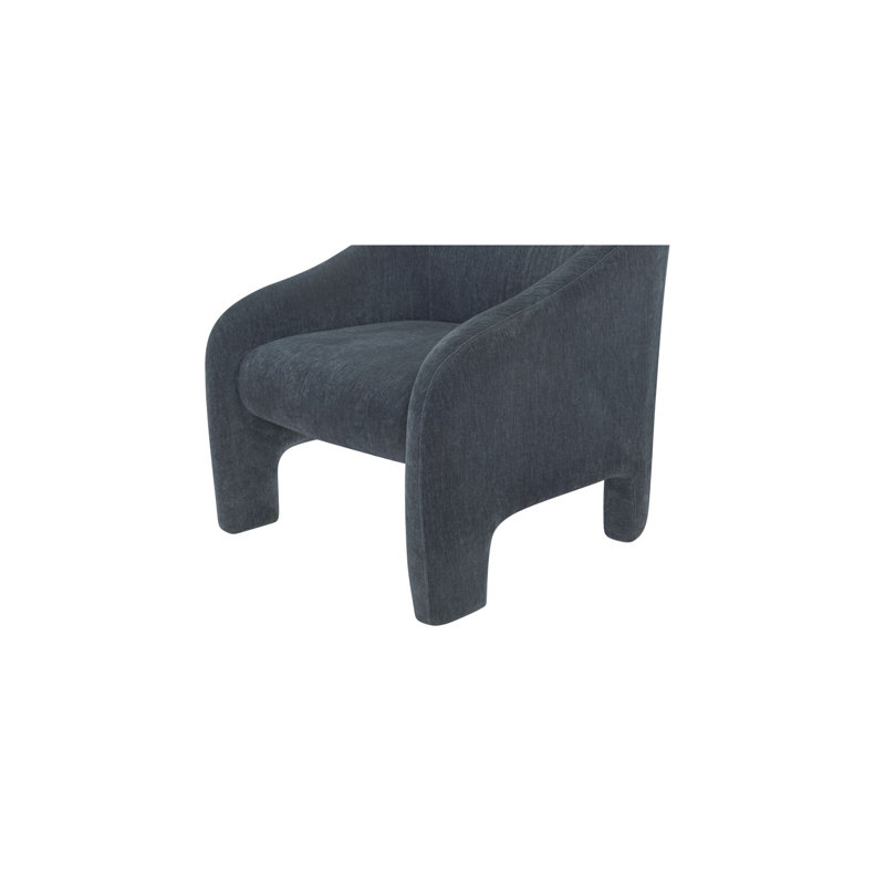 Tuva Accent Chair Toffee, Deep Ocean Performance Velvet
