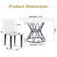Dining Table Sets(must Include Both Table And Chair), 47.3 Inch Mdf Marble Modern Kitchen Set
